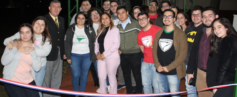 Inauguraron el nuevo techado que une el pabellón de Economía a la cantina