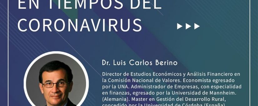 Ciclo de conferencias virtuales por la Semana del Economista inicia este miércoles 20 de mayo